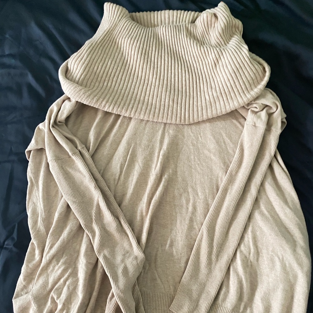 Victoria's Secret Tan Cowl Neck Sweater